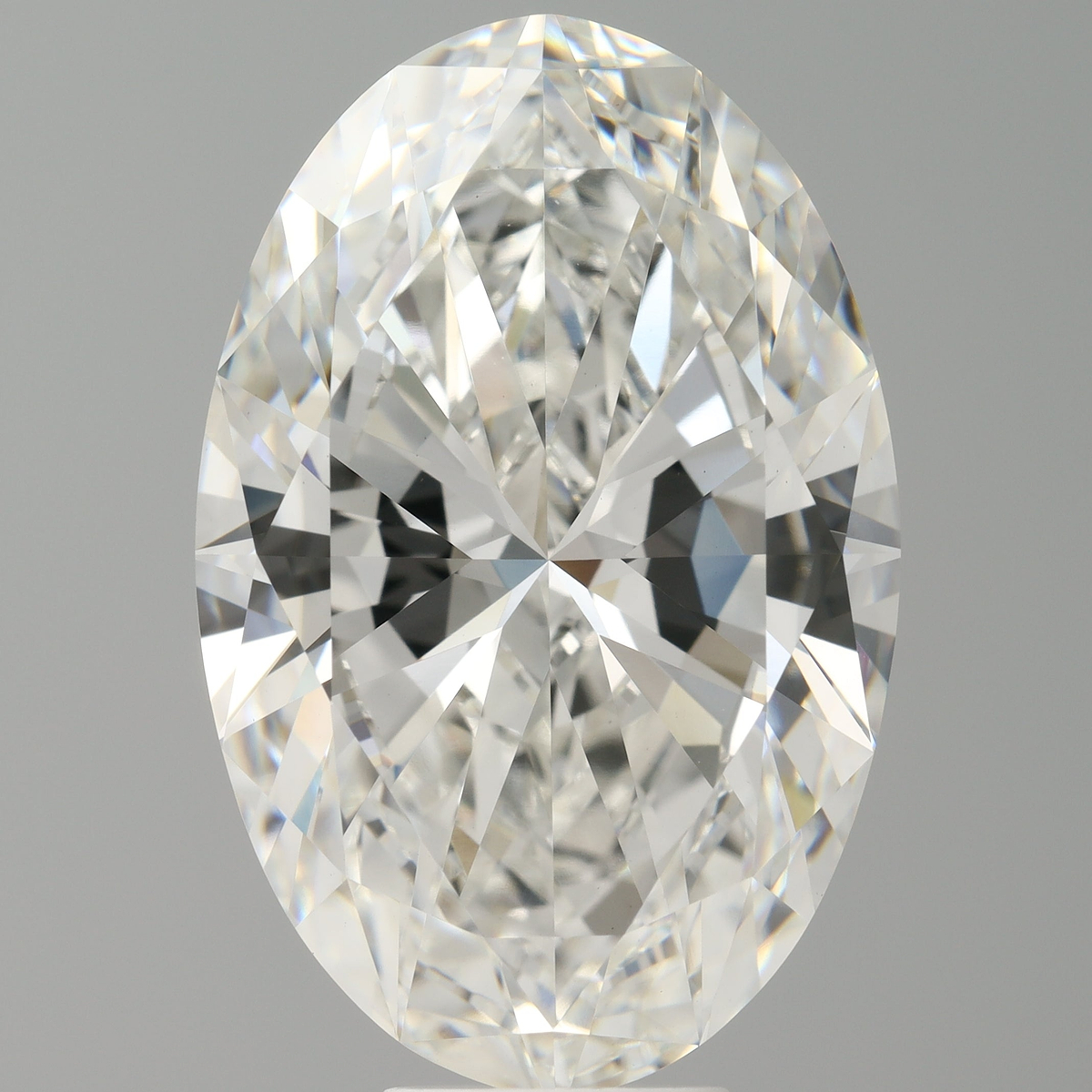 10.01 Carat Oval Shaped, Ideal Cut, F Color, VVS2 Clarity, IGI Certified Lab Grown Diamond