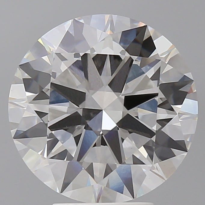 5.07 Carat Round Shaped, Excellent Cut, F Color, VVS2 Clarity, IGI Certified Lab Grown Diamond