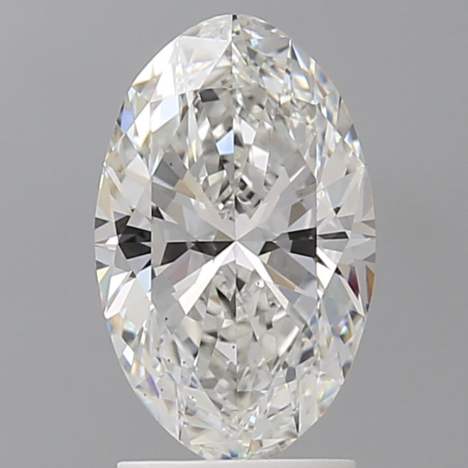 2.10 Carat Oval Shaped, Ideal Cut, E Color, VS1 Clarity, IGI Certified Lab Grown Diamond