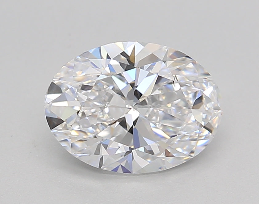 1.51 Carat Oval Shaped, Ideal Cut, D Color, VS2 Clarity, GIA Certified Lab Grown Diamond