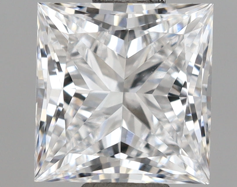 1.02 Carat Princess Shaped, Ideal Cut, D Color, VVS1 Clarity, IGI Certified Lab Grown Diamond