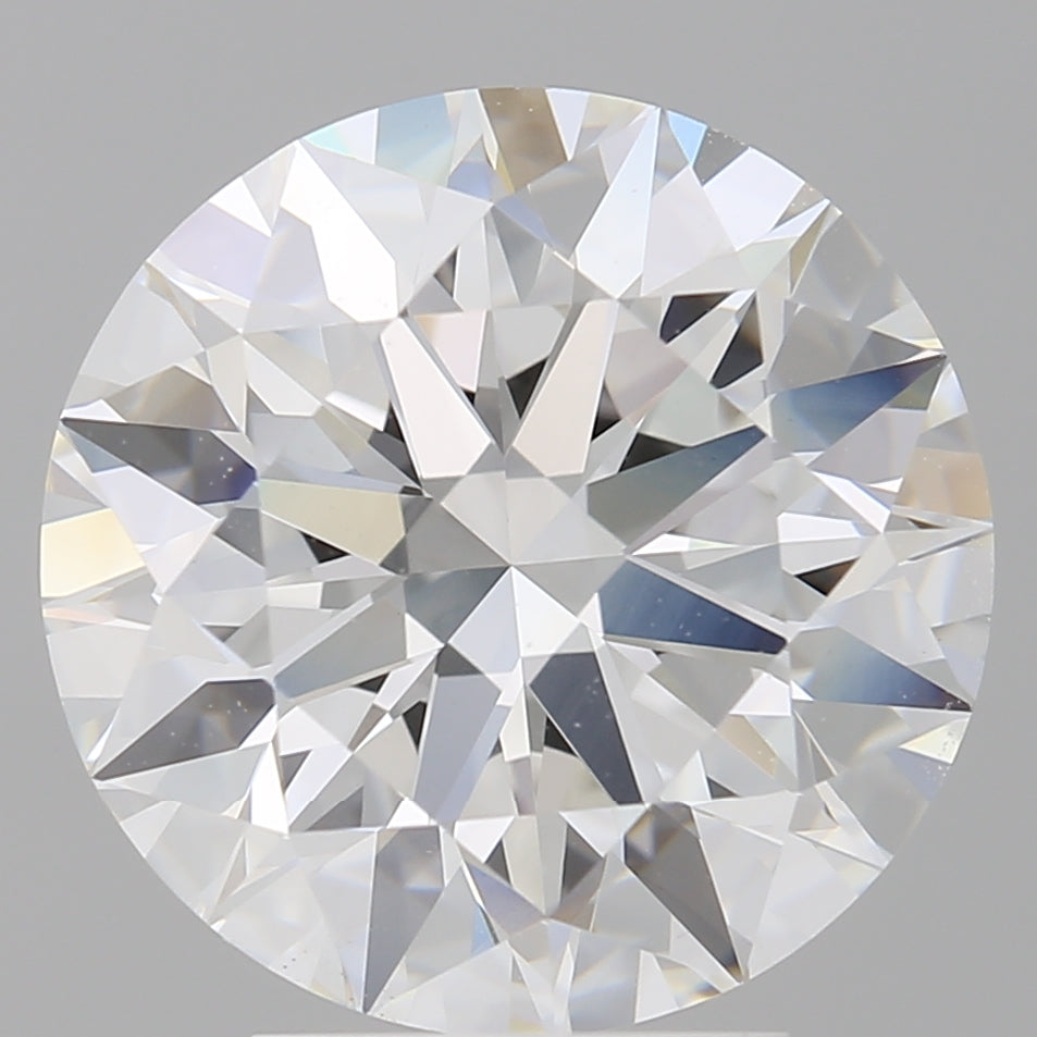 4.60 Carat Round Shaped, Ideal Cut, E Color, VVS2 Clarity, IGI Certified Lab Grown Diamond