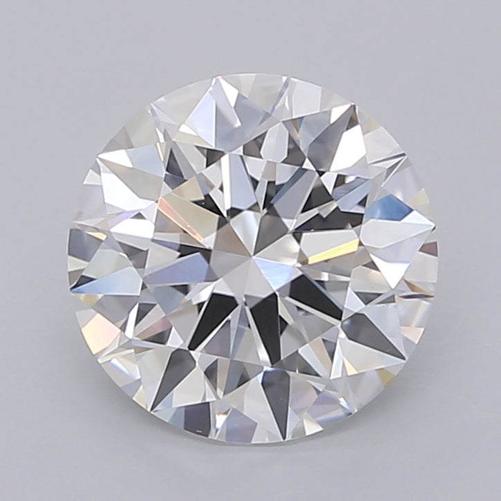 3.04 Carat Round Shaped, Ideal Cut, E Color, VVS2 Clarity, IGI Certified Lab Grown Diamond