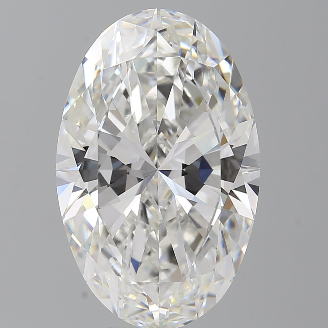 9.55 Carat Oval Shaped, Ideal Cut, F Color, VVS2 Clarity, IGI Certified Lab Grown Diamond