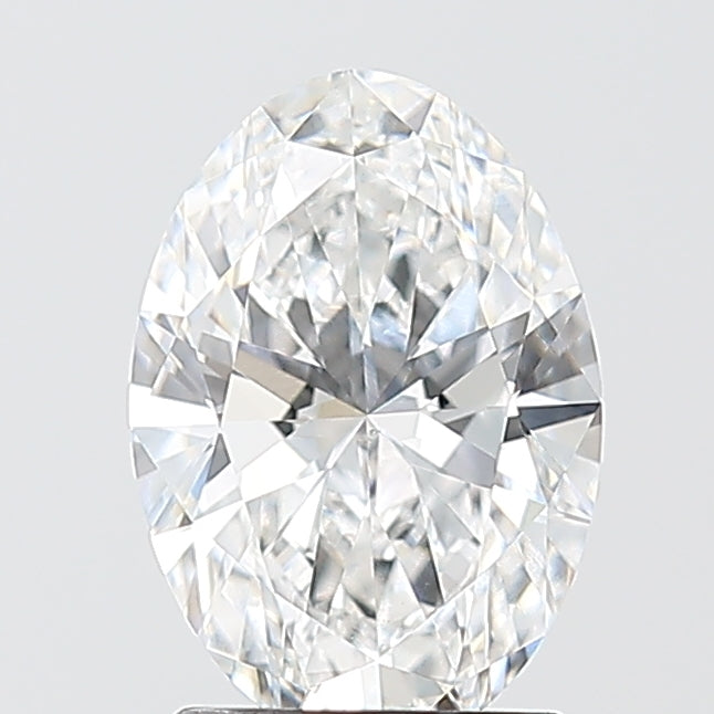 1.52 Carat Oval Shaped, Ideal Cut, D Color, VVS2 Clarity, IGI Certified Lab Grown Diamond