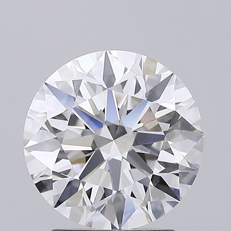2.33 Carat Round Shaped, Ideal Cut, E Color, VVS2 Clarity, IGI Certified Lab Grown Diamond