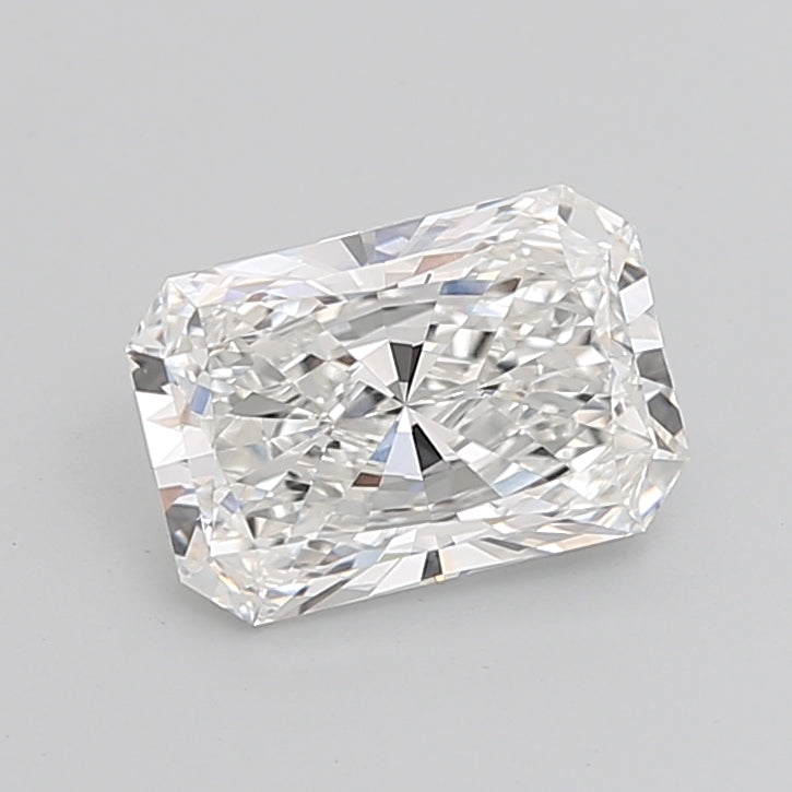 4.05 Carat Radiant Shaped, Ideal Cut, F Color, VVS2 Clarity, IGI Certified Lab Grown Diamond