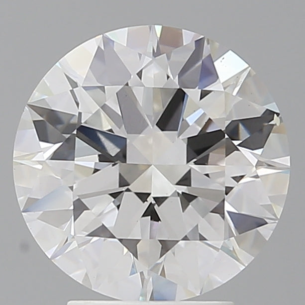 3.53 Carat Round Shaped, Ideal Cut, F Color, VS2 Clarity, IGI Certified Lab Grown Diamond