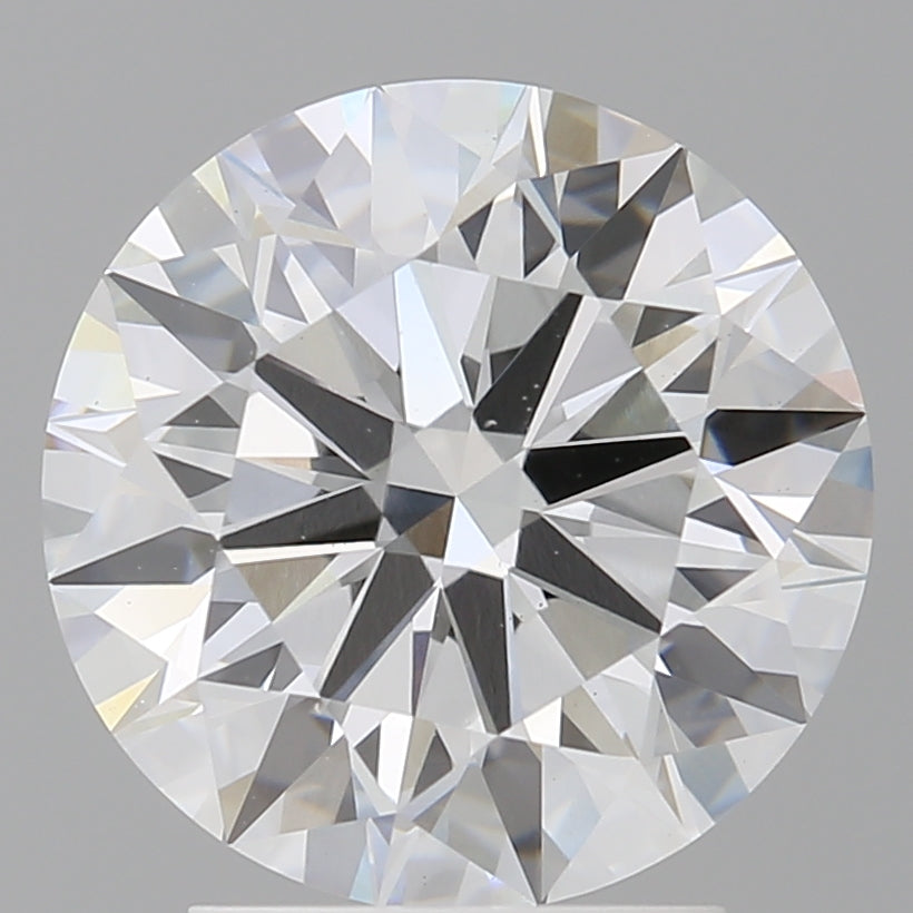 3.08 Carat Round Shaped, Ideal Cut, E Color, VS1 Clarity, IGI Certified Lab Grown Diamond