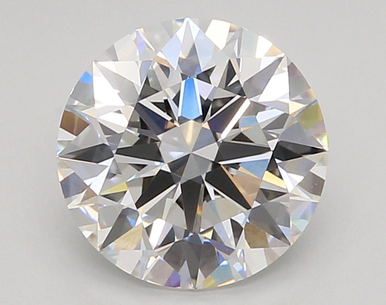 3.02 Carat Round Shaped, Ideal Cut, E Color, VVS2 Clarity, IGI Certified Lab Grown Diamond
