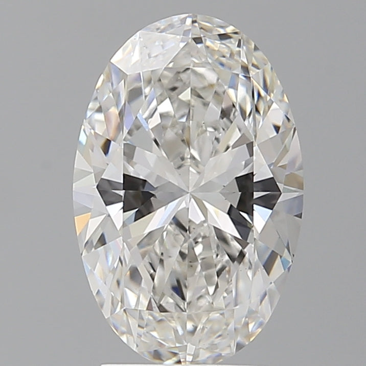 3.03 Carat Oval Shaped, Ideal Cut, F Color, VVS2 Clarity, IGI Certified Lab Grown Diamond