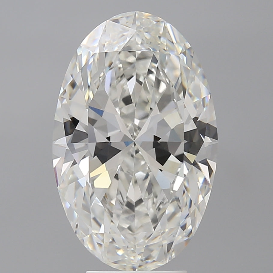 5.53 Carat Oval Shaped, Ideal Cut, F Color, VVS2 Clarity, IGI Certified Lab Grown Diamond
