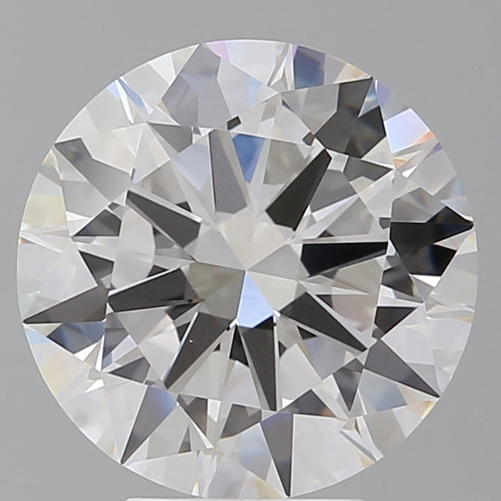 5.53 Carat Round Shaped, Excellent Cut, F Color, VVS2 Clarity, IGI Certified Lab Grown Diamond