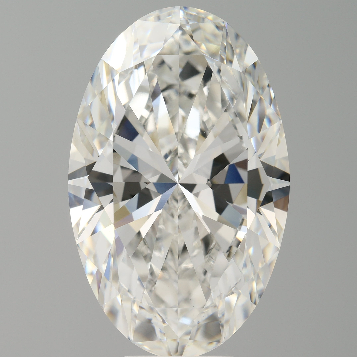 10.01 Carat Oval Shaped, Ideal Cut, F Color, VVS2 Clarity, IGI Certified Lab Grown Diamond