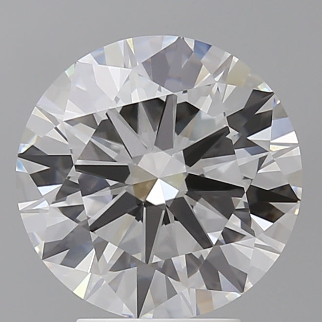 4.02 Carat Round Shaped, Ideal Cut, E Color, VVS2 Clarity, IGI Certified Lab Grown Diamond