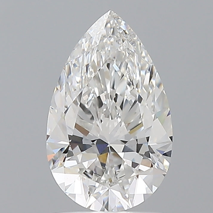 1.53 Carat Pear Shaped, Ideal Cut, E Color, VVS2 Clarity, IGI Certified Lab Grown Diamond