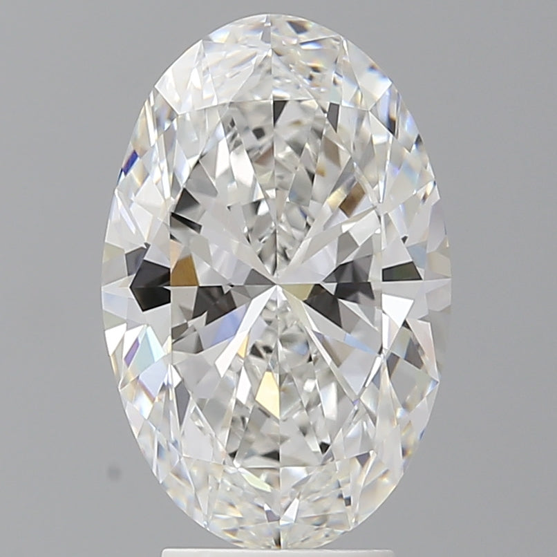 4.07 Carat Oval Shaped, Ideal Cut, E Color, VVS2 Clarity, IGI Certified Lab Grown Diamond