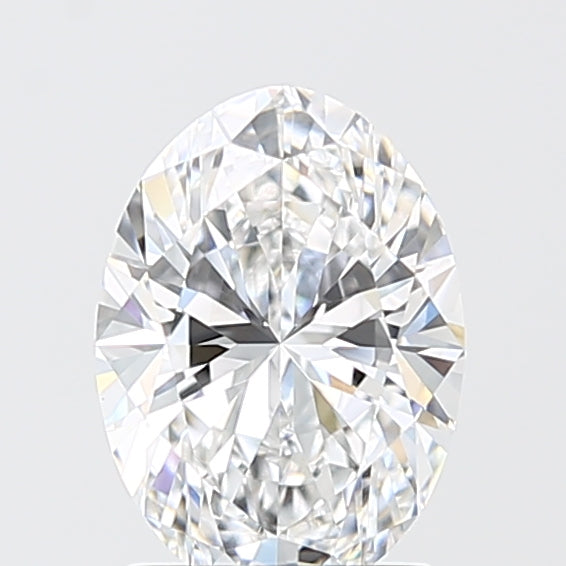 1.55 Carat Oval Shaped, Ideal Cut, D Color, VVS2 Clarity, IGI Certified Lab Grown Diamond