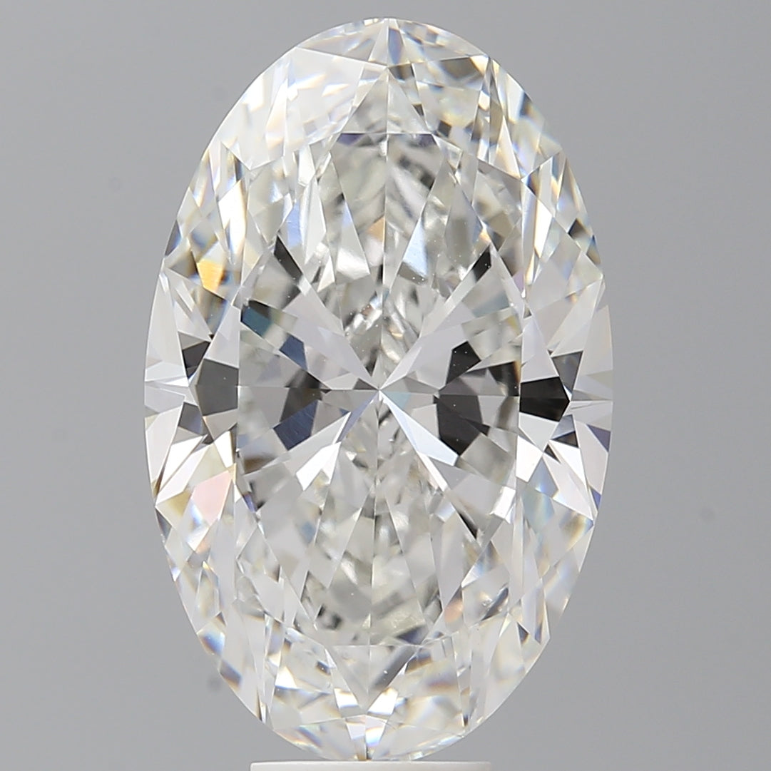 9.60 Carat Oval Shaped, Ideal Cut, F Color, VVS2 Clarity, IGI Certified Lab Grown Diamond