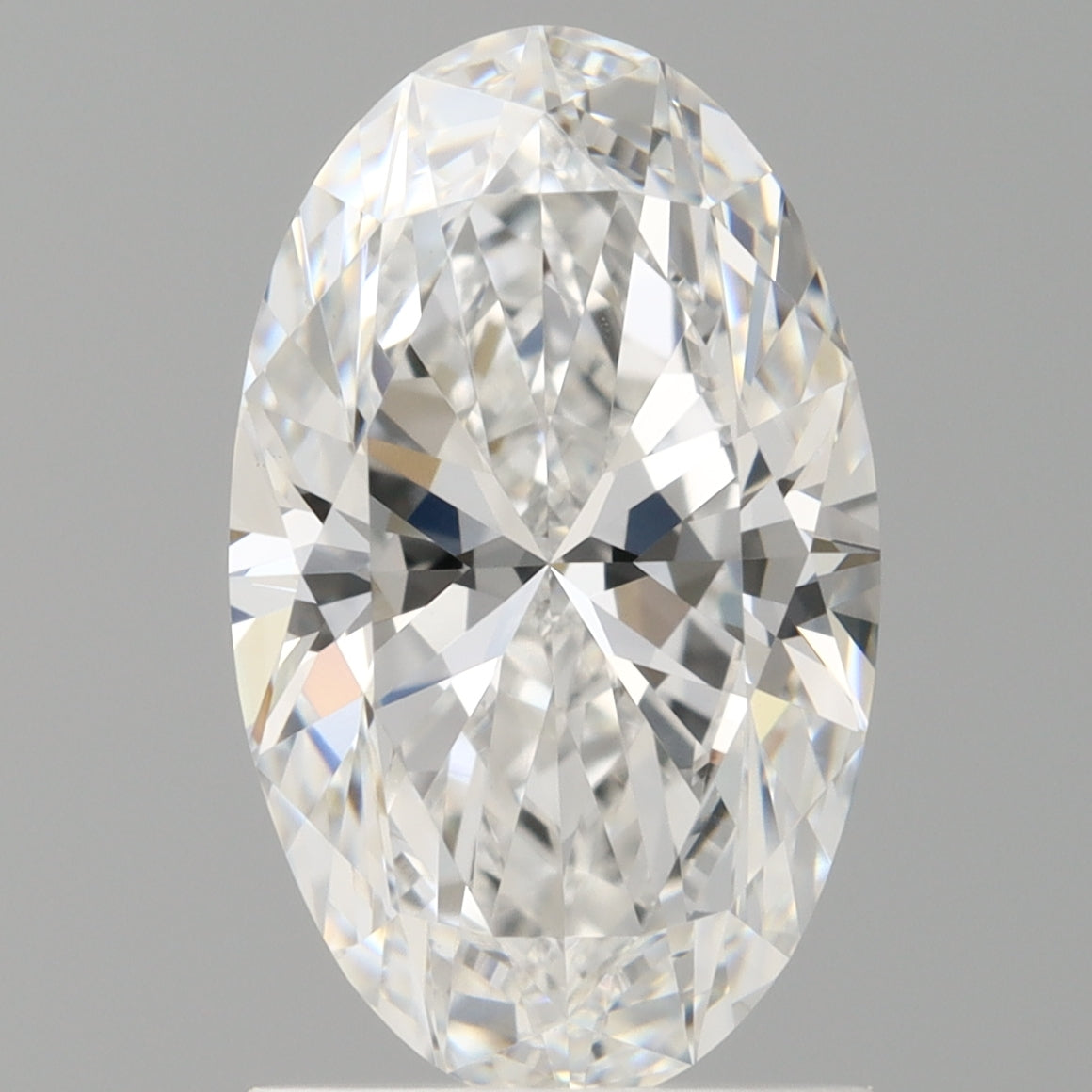 1.59 Carat Oval Shaped, Ideal Cut, D Color, VVS2 Clarity, IGI Certified Lab Grown Diamond