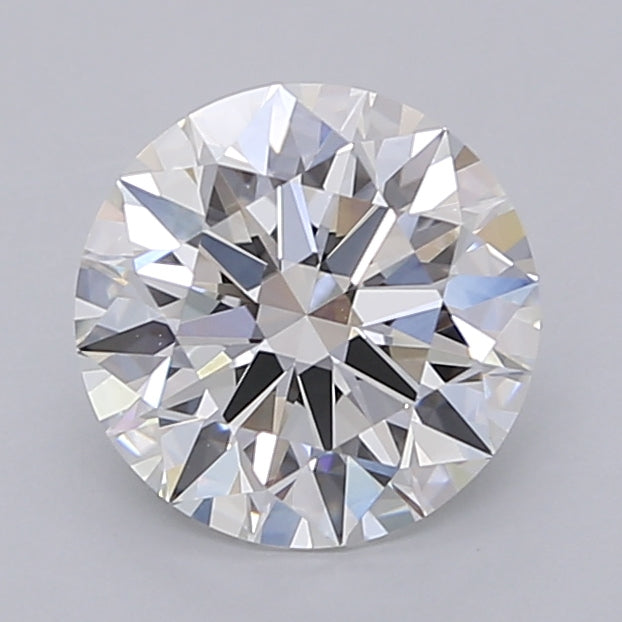 2.04 Carat Round Shaped, Ideal Cut, D Color, VVS2 Clarity, IGI Certified Lab Grown Diamond