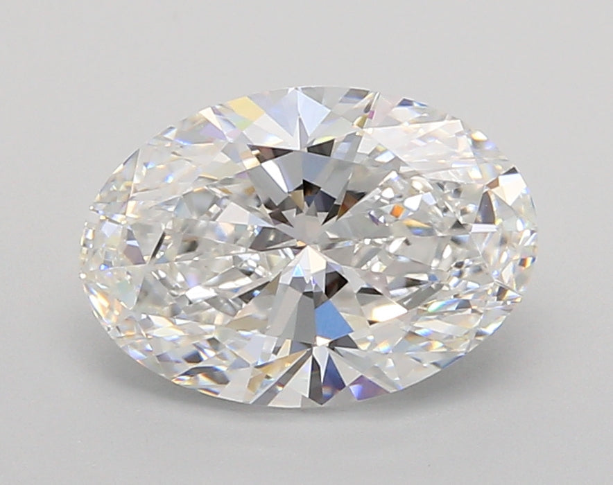 2.55 Carat Oval Shaped, Ideal Cut, E Color, VVS2 Clarity, IGI Certified Lab Grown Diamond
