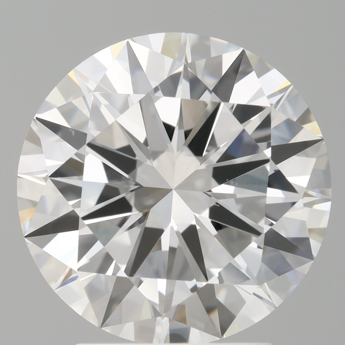 3.00 Carat Round Shaped, Excellent Cut, E Color, VVS2 Clarity, IGI Certified Lab Grown Diamond