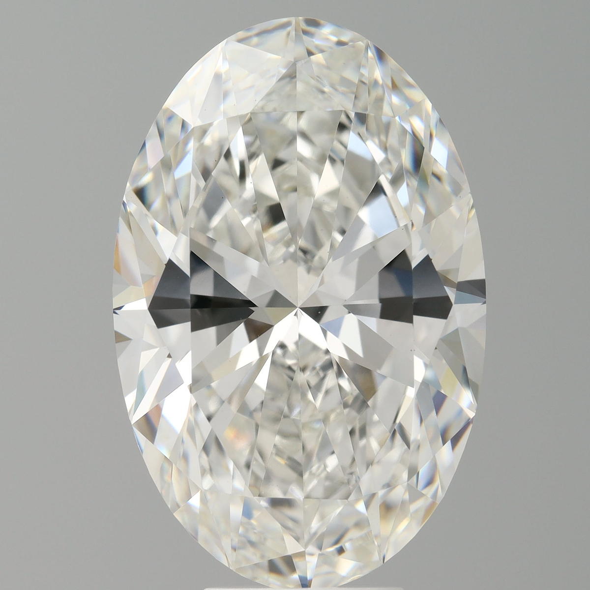 8.09 Carat Oval Shaped, Ideal Cut, F Color, VVS2 Clarity, IGI Certified Lab Grown Diamond