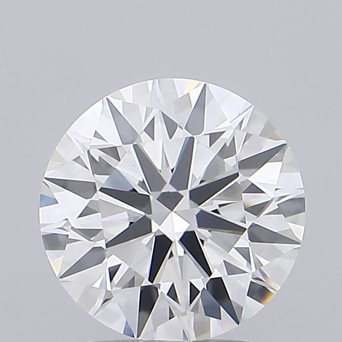 2.55 Carat Round Shaped, Ideal Cut, G Color, VVS2 Clarity, IGI Certified Lab Grown Diamond