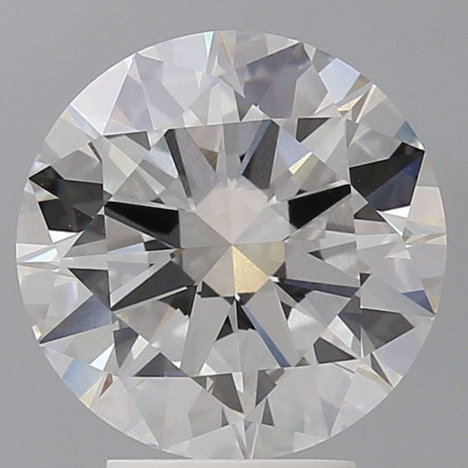 4.01 Carat Round Shaped, Excellent Cut, E Color, VVS2 Clarity, IGI Certified Lab Grown Diamond
