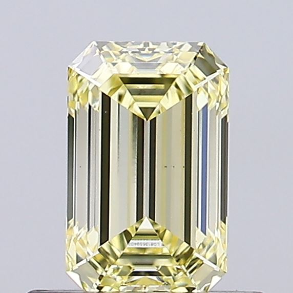 0.68 Carat Emerald Shaped, Ideal Cut, VVS2 Clarity, IGI Certified Lab Grown Diamond
