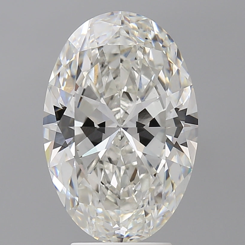 4.57 Carat Oval Shaped, Ideal Cut, F Color, VVS2 Clarity, IGI Certified Lab Grown Diamond