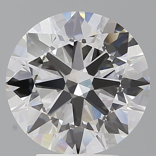 4.04 Carat Round Shaped, Ideal Cut, E Color, VVS2 Clarity, IGI Certified Lab Grown Diamond