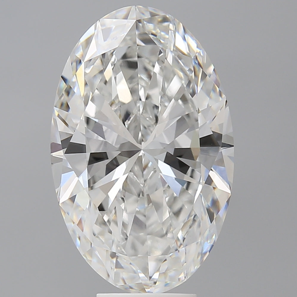 7.58 Carat Oval Shaped, Ideal Cut, E Color, VVS2 Clarity, IGI Certified Lab Grown Diamond