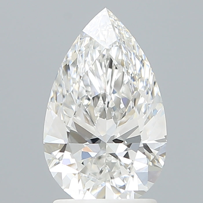 2.04 Carat Pear Shaped, Ideal Cut, E Color, VVS2 Clarity, IGI Certified Lab Grown Diamond