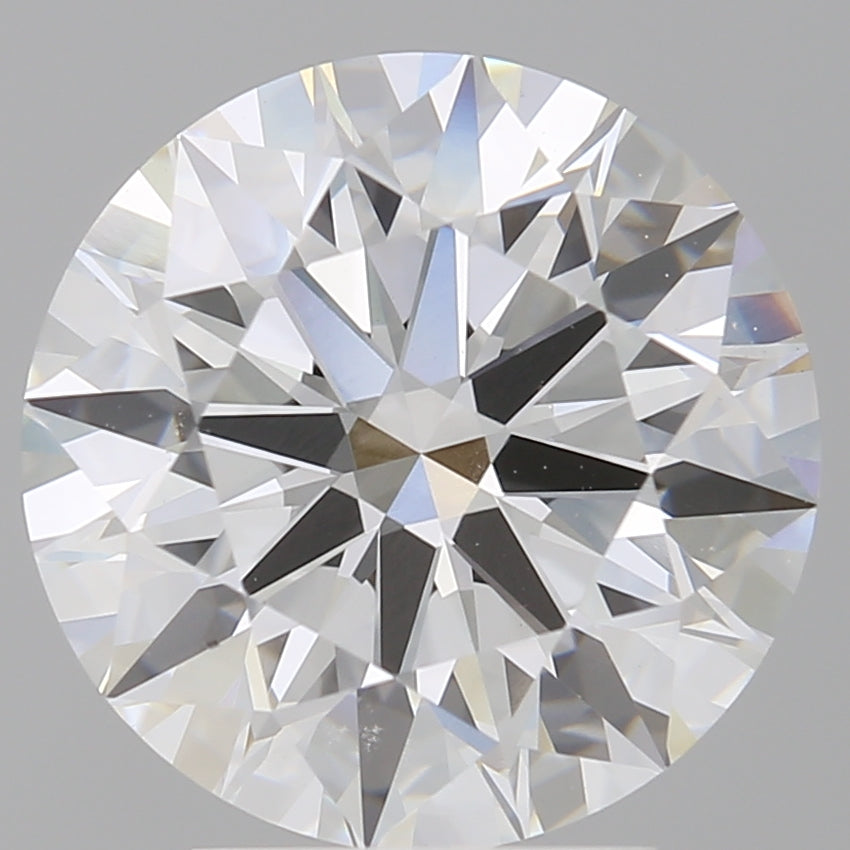 4.10 Carat Round Shaped, Ideal Cut, E Color, VVS2 Clarity, IGI Certified Lab Grown Diamond