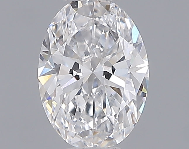 0.52 Carat Oval Shaped, Excellent Cut, D Color, VVS2 Clarity, IGI Certified Lab Grown Diamond