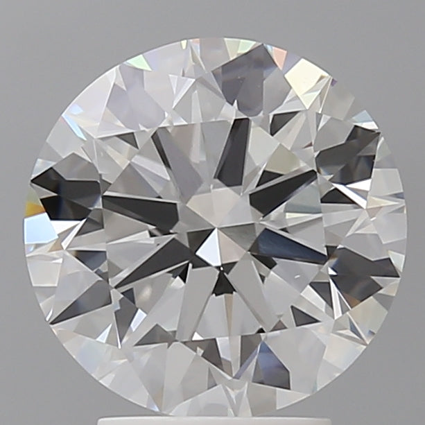 3.50 Carat Round Shaped, Excellent Cut, F Color, VVS2 Clarity, IGI Certified Lab Grown Diamond