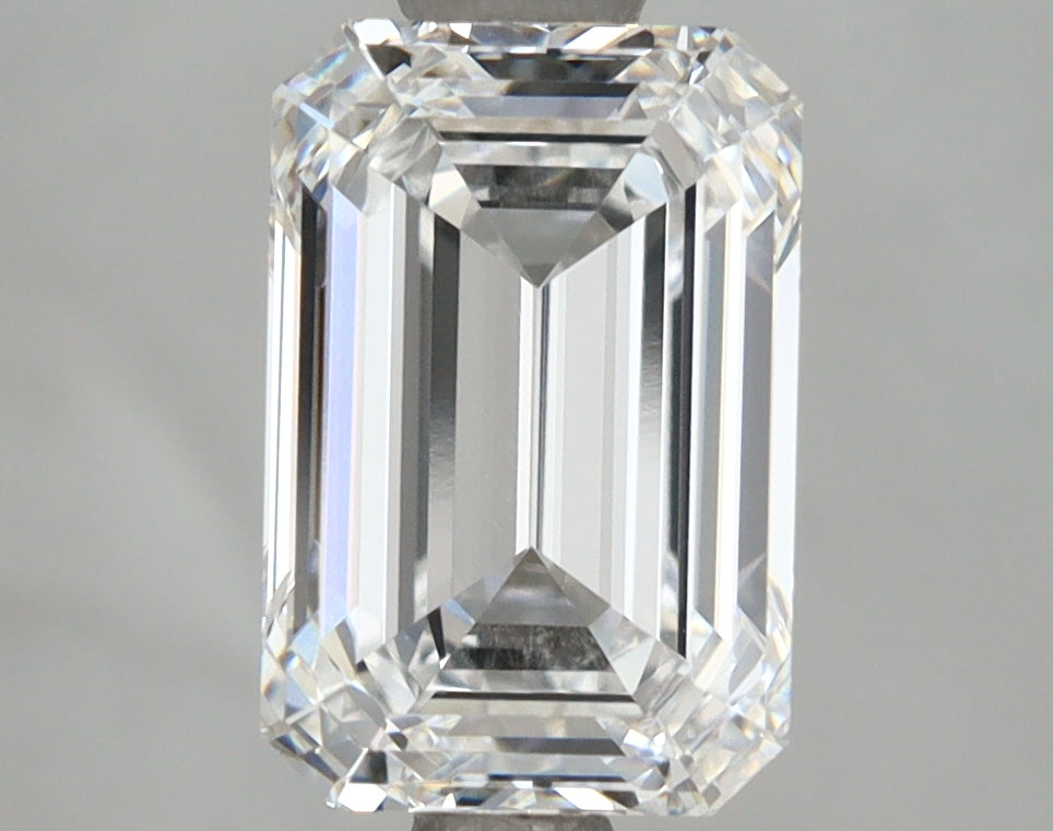 3.03 Carat Emerald Shaped, Ideal Cut, D Color, IF Clarity, IGI Certified Lab Grown Diamond