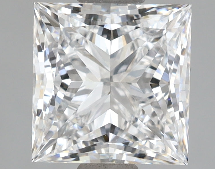 2.02 Carat Princess Shaped, Ideal Cut, D Color, VVS1 Clarity, IGI Certified Lab Grown Diamond
