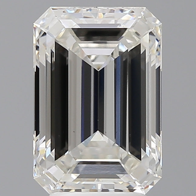 4.03 Carat Emerald Shaped, Ideal Cut, F Color, VS1 Clarity, IGI Certified Lab Grown Diamond