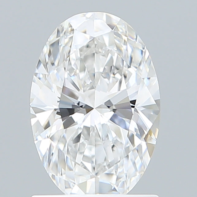 1.29 Carat Oval Shaped, Ideal Cut, D Color, VVS2 Clarity, IGI Certified Lab Grown Diamond