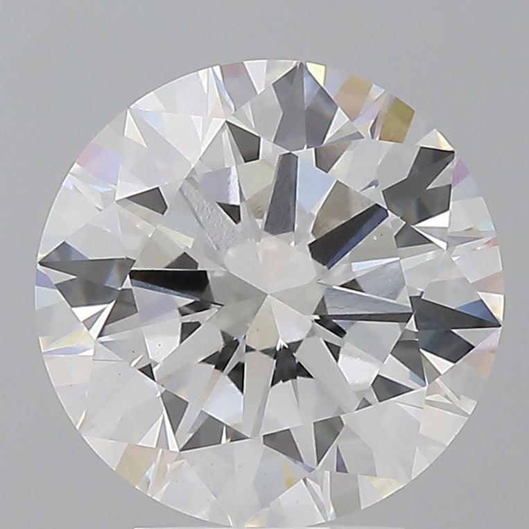 4.09 Carat Round Shaped, Excellent Cut, E Color, VS1 Clarity, IGI Certified Lab Grown Diamond