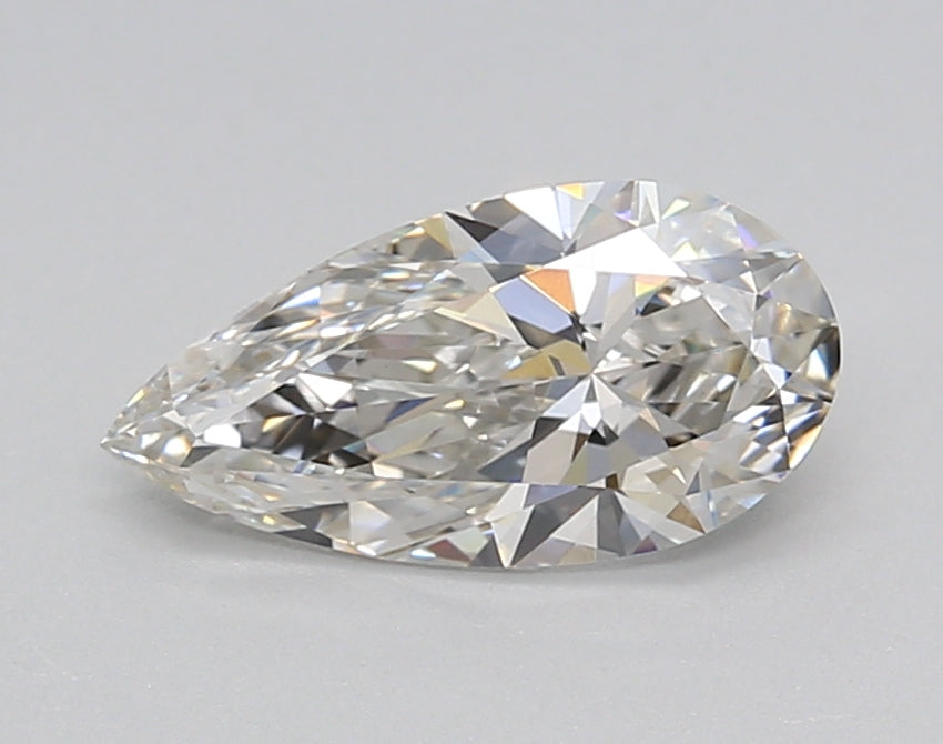 1.03 Carat Pear Shaped, Ideal Cut, G Color, VVS2 Clarity, IGI Certified Lab Grown Diamond