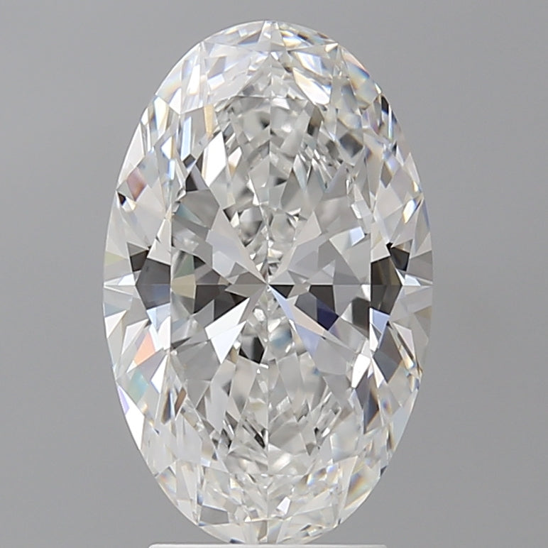 3.54 Carat Oval Shaped, Ideal Cut, E Color, VS1 Clarity, IGI Certified Lab Grown Diamond