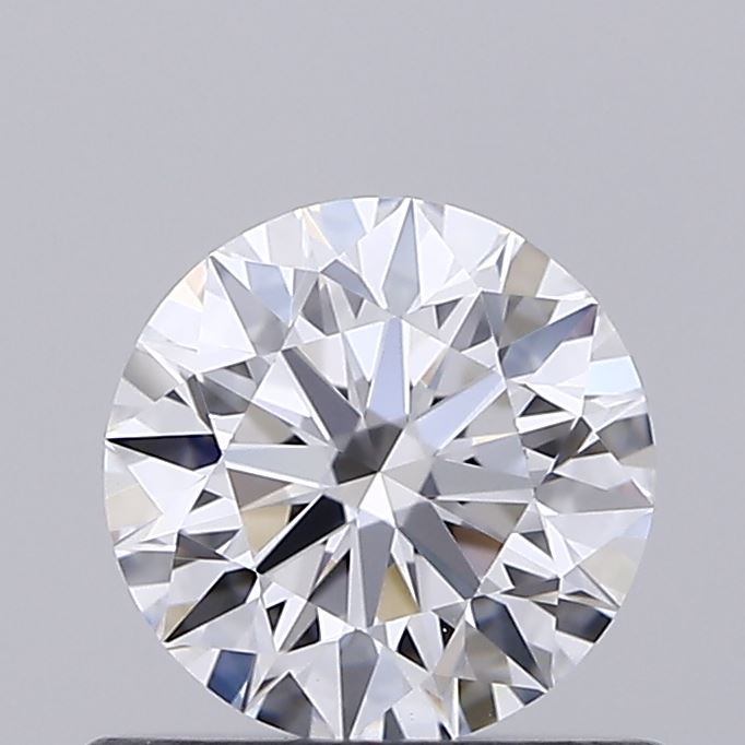 0.54 Carat Round Shaped, Ideal Cut, D Color, VVS2 Clarity, IGI Certified Lab Grown Diamond