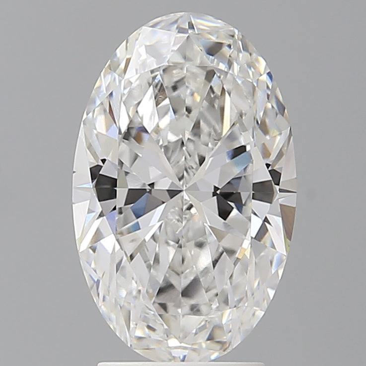 3.10 Carat Oval Shaped, Ideal Cut, E Color, VVS2 Clarity, IGI Certified Lab Grown Diamond