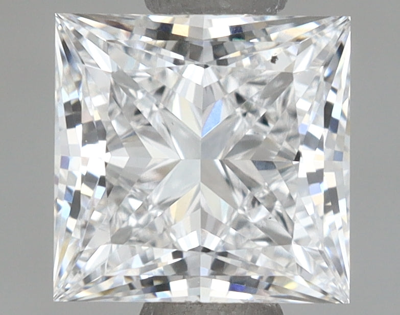 1.16 Carat Princess Shaped, Ideal Cut, D Color, VS1 Clarity, IGI Certified Lab Grown Diamond