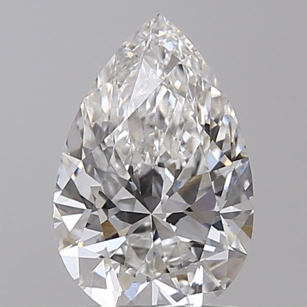 1.52 Carat Pear Shaped, Excellent Cut, F Color, VVS2 Clarity, IGI Certified Lab Grown Diamond