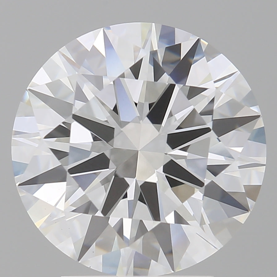 3.60 Carat Round Shaped, Excellent Cut, E Color, VVS2 Clarity, IGI Certified Lab Grown Diamond